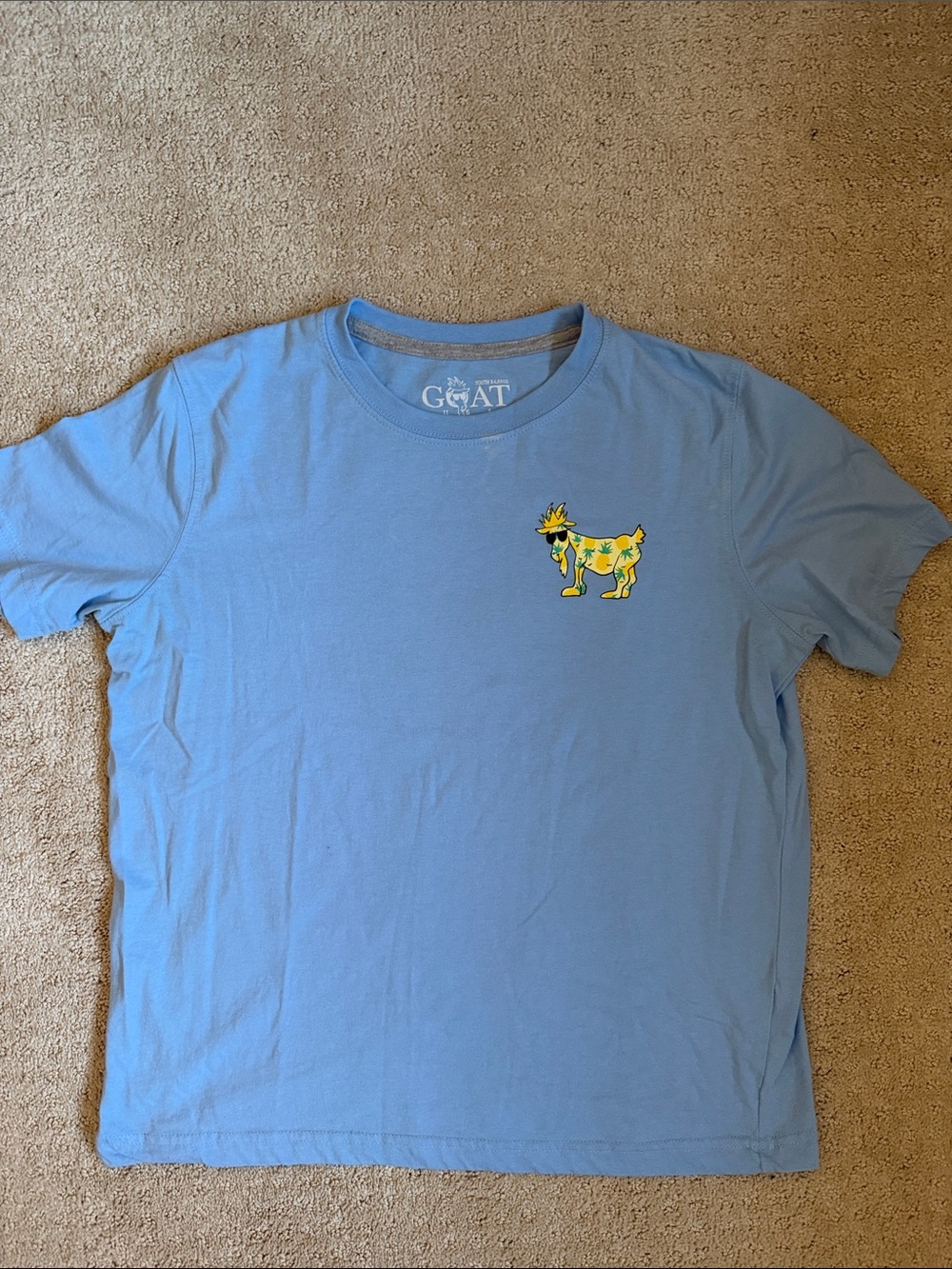 GOAT Light Blue Tee